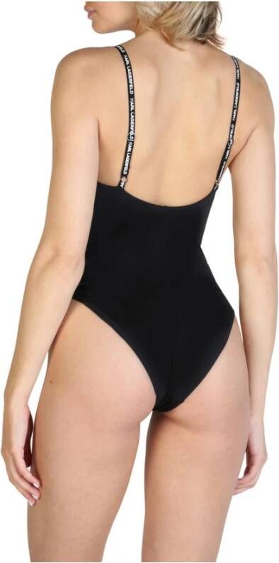 Karl Lagerfeld Women's Swimwear Zwart Unisex