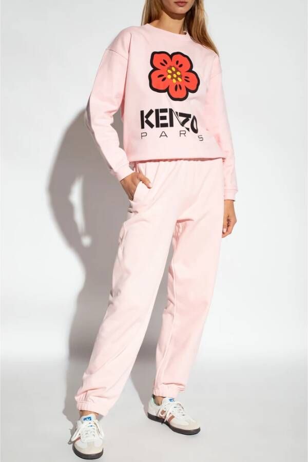 Kenzo Bedrukte sweatshirt Roze Dames