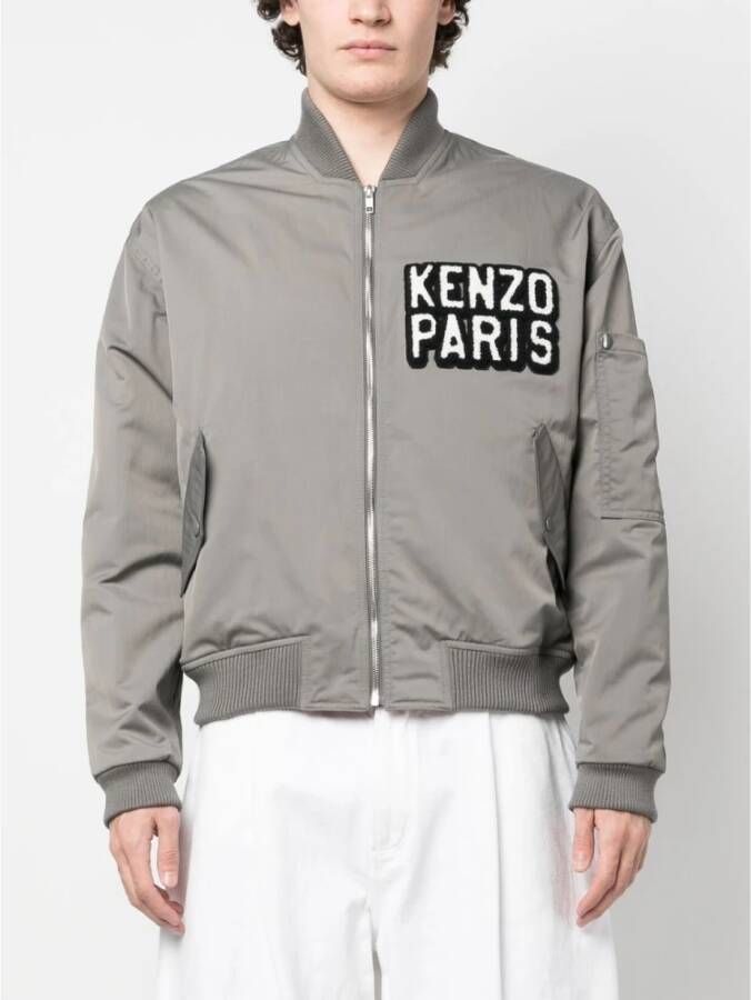 Kenzo Bomber Jackets Grijs Heren