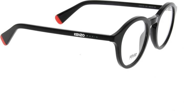 Kenzo Brillen Metingen 48 mm Lensbreedte 22mm Brugbreedte 145mm Tempellengte Zwart Dames