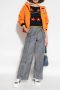 Kenzo Wijde geruite broek Gray Dames - Thumbnail 2