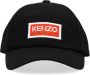 Kenzo Zwarte katoenen pet met opvallend rood logo Black - Thumbnail 4