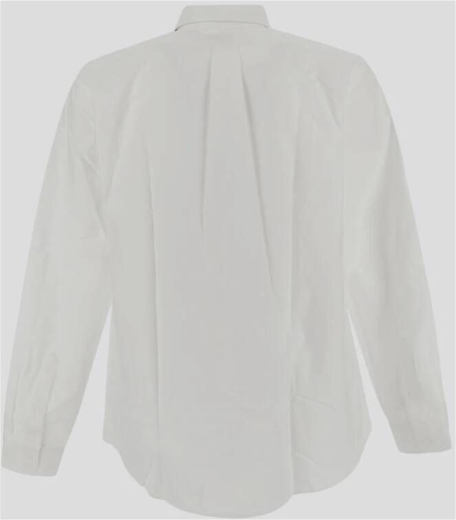 Kenzo Boke Crest Oxford Overhemd Wit Heren