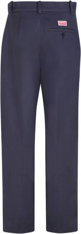 Kenzo Elegante cropped blauwe broek Blauw Dames