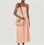 Kenzo Urban Gingham Maxi Jurk Oranje Dames - Thumbnail 2