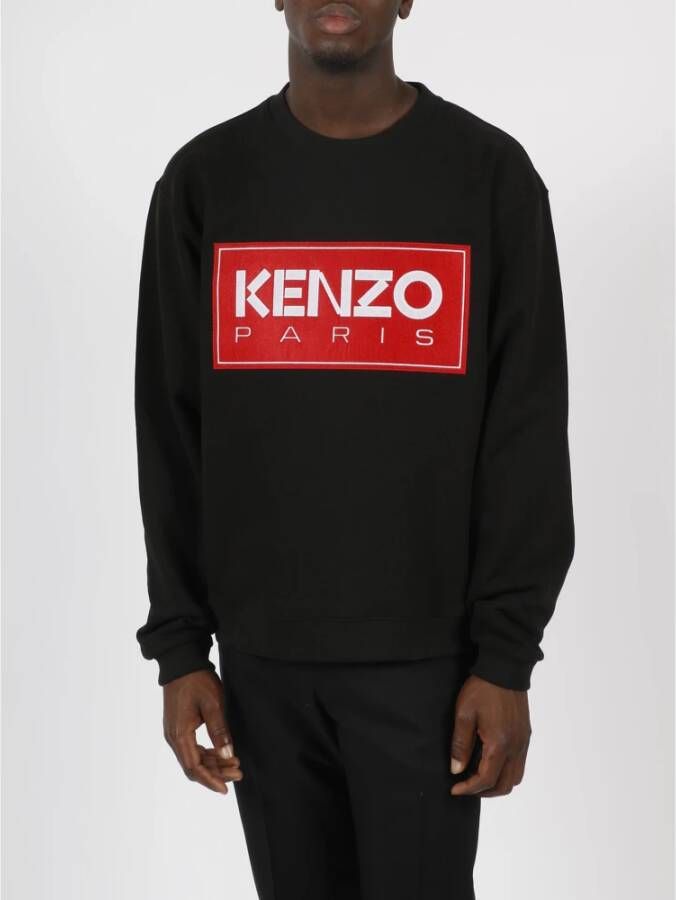 Kenzo Geborduurde Paris Sweatshirt Zwart Heren