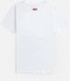 Kenzo Katoenen T-shirt met Grafische Print en Tijgerhoofd Motief White Dames - Thumbnail 4