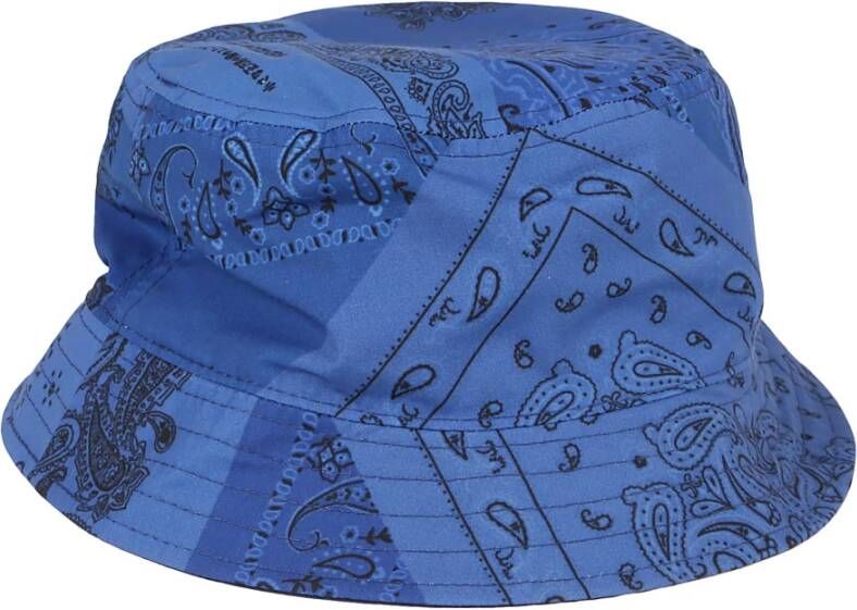 Kenzo Stijlvolle Omkeerbare Bucket Hat Blauw Heren
