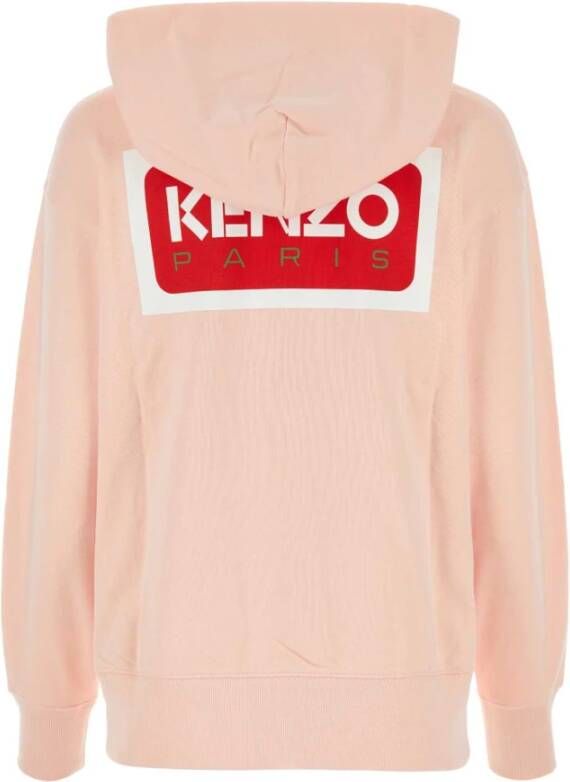 Kenzo Comfortabele Pastelroze Katoenen Sweatshirt Roze Dames