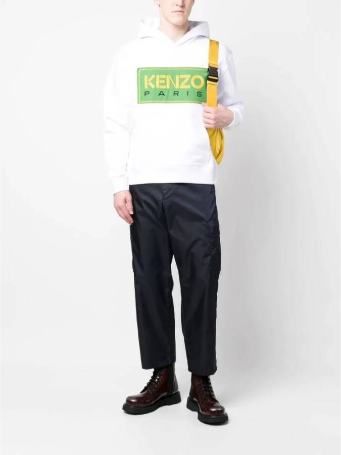 Kenzo Hoogwaardige Hoodie Wit Heren
