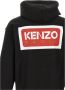 Kenzo Zwart Oversized Katoenen Sweatshirt met Capuchon Black Heren - Thumbnail 2