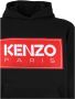 Kenzo Zwarte Katoenen Sweatshirt met Capuchon en Logo Print Black Heren - Thumbnail 8