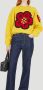 Kenzo Katoenen Pullover Lange Mouw Geribbelde Afwerking Yellow Dames - Thumbnail 2