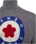 Kenzo Grijze Jersey Sweater met Geborduurd Logo Gray Heren - Thumbnail 2