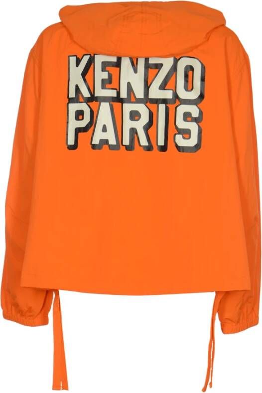 Kenzo Medium Oranje Windbreaker voor Fashionista`s Oranje Dames