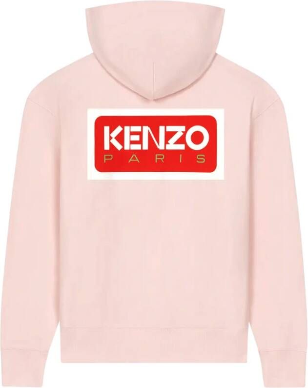 Kenzo Oversized Fleece Trui Roze Heren