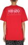 Kenzo Oversize Logo Print T-Shirt met Ketting Rood Dames - Thumbnail 2