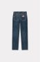 Kenzo Rock Blauwe Straight-Cut Jeans Blauw Dames - Thumbnail 2