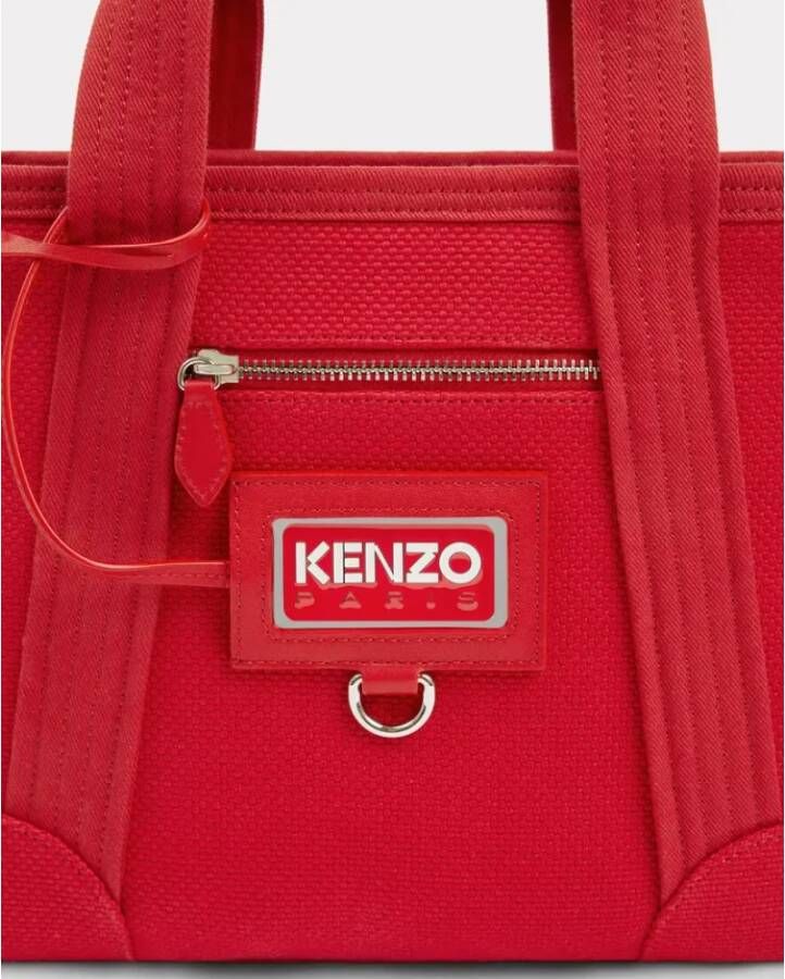 Kenzo Rode Mini Tote Tas Red Dames