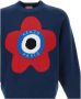 Kenzo Blauwe Sweaters met Logo Borduursel Blue Heren - Thumbnail 2