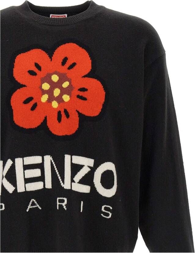 Kenzo Round-neck Knitwear Zwart Heren