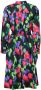 Kenzo Robe wazige bloemen couleur presta: multicolore Zwart Dames - Thumbnail 2