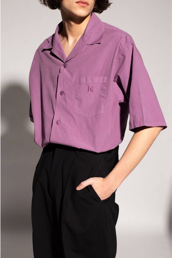 Kenzo Shirt met korte mouwen Paars Heren
