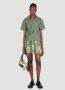 Kenzo Hawaiiaans Kimono Overhemd Groen Dames - Thumbnail 4