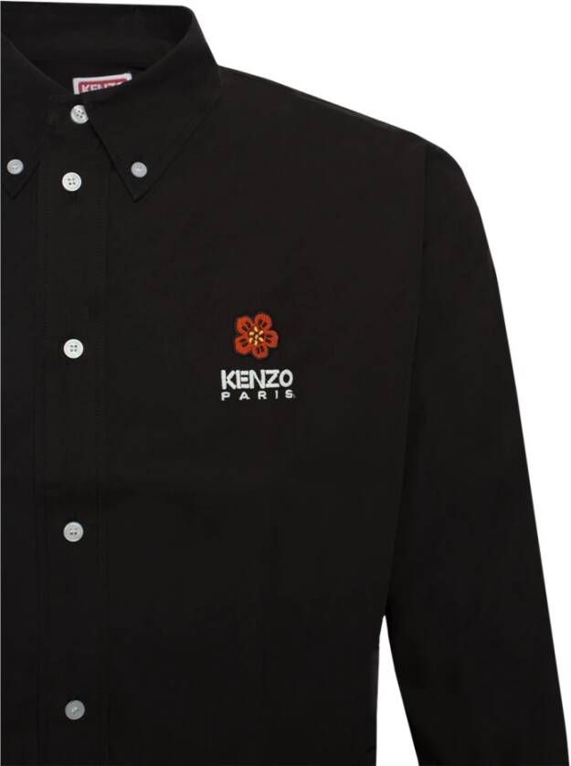Kenzo Shirts Zwart Heren