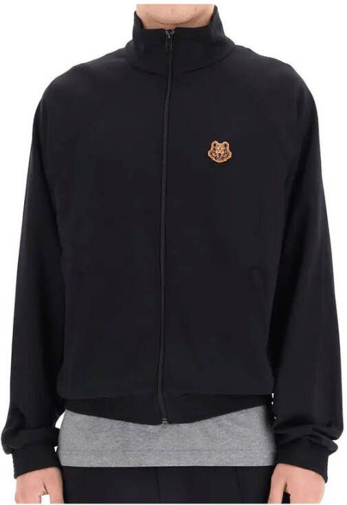 Kenzo Sweatshirt met ritssluiting en unieke borduursels Zwart Heren