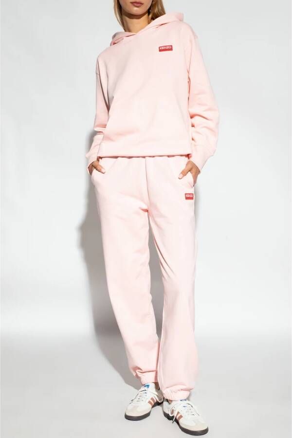 Kenzo Sweatshirt met logo Roze Dames