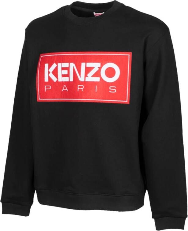 Kenzo Klassieke Zwarte Crewneck Sweatshirt Zwart Heren
