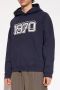 Kenzo Vintage University Sportswear Hoodie Blauw Heren - Thumbnail 6