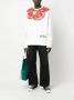 Kenzo Melange Gray Cotton Oversize Sweatshirt Grijs Heren - Thumbnail 4