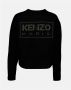 Kenzo Gezellige Lana Ronde-hals Gebreide trui Black Dames - Thumbnail 3