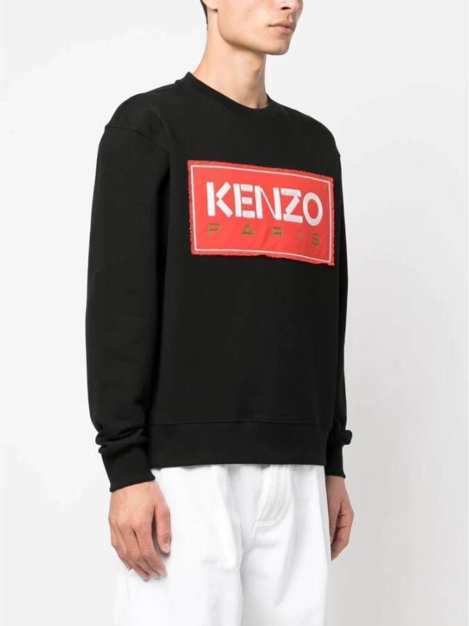 Kenzo Zwart Logo Sweatshirt Zwart Heren