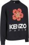 Kenzo Zwart Crewneck Sweatshirt met Bloemenlogo Black Heren - Thumbnail 6