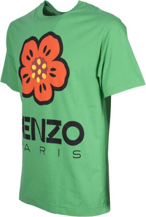 Kenzo Groene Boke Flower T-Shirt Groen Heren