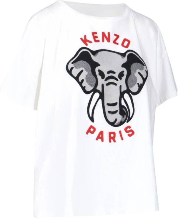 Kenzo Witte klassieke T-shirts en Polos Wit Dames
