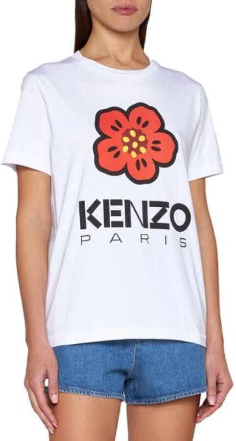 Kenzo Camiseta Stijlvol T-shirt Wit Dames