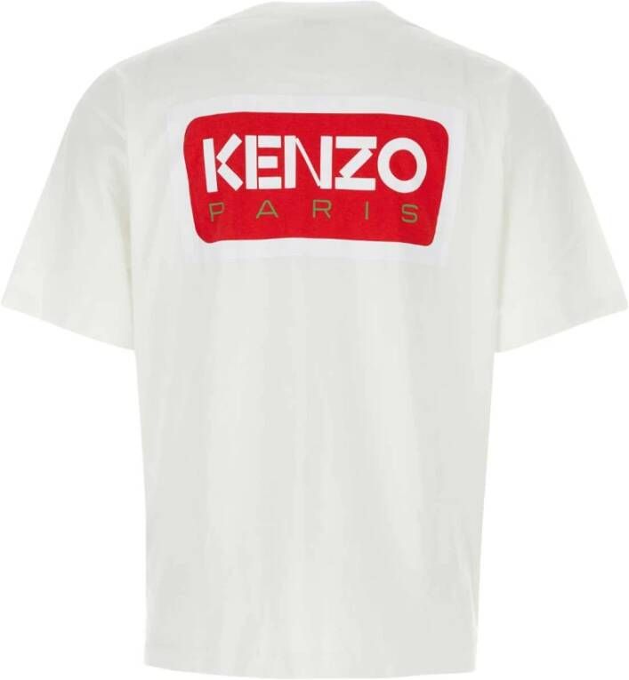 Kenzo Klassiek Wit Katoenen T-Shirt Wit Heren