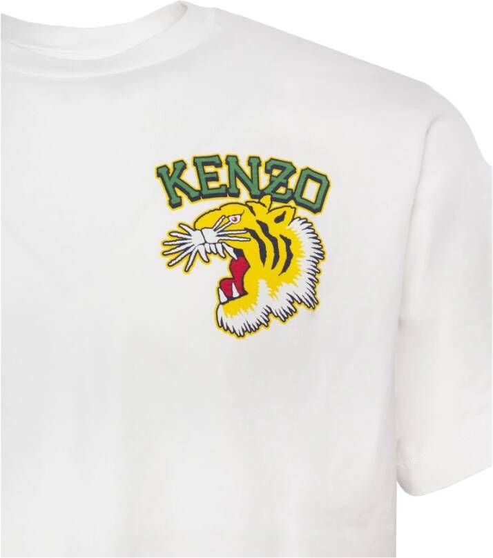 Kenzo Jungle Patch T-shirt Wit Heren