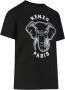 Kenzo Zwarte Varsity Jungle Geborduurde T-shirt Zwart Dames - Thumbnail 3