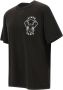 Kenzo Logo-Print Katoenen T-Shirt voor Heren Zwart Heren - Thumbnail 4