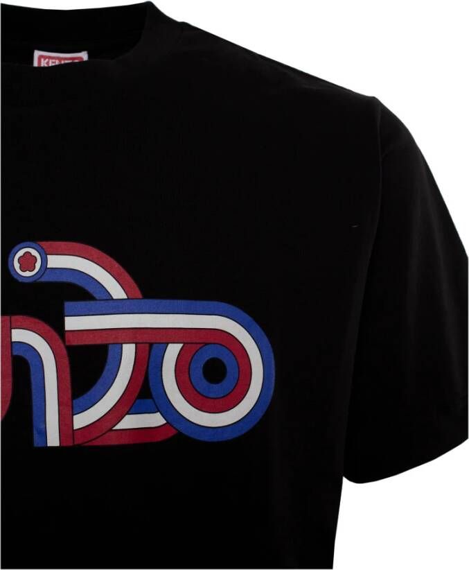 Kenzo Target Katoenen T-shirt Zwart Heren
