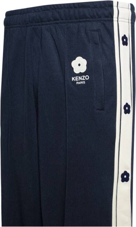 Kenzo Trousers Blauw Heren