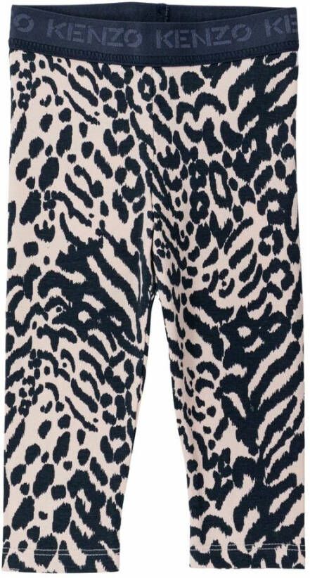 Kenzo Kids Legging met luipaardprint Blauw - Foto 5