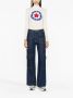 Kenzo Intarsia-Gebreide Logo Coltrui White Dames - Thumbnail 2