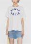 Kenzo Vintage Casual Streetwear T-Shirt met Boke Flower Print White Dames - Thumbnail 2