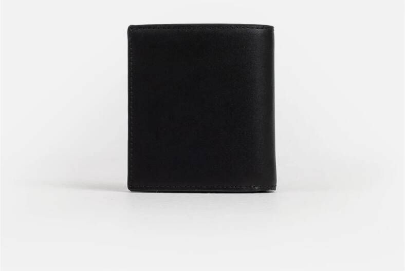 Kenzo Zwarte portemonnee met geborduurd logo Zwart Heren